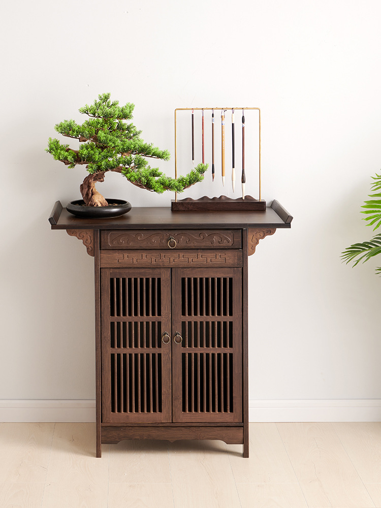 Buddhist Niche Offering Table Household Buddhist Altar Economical Incense Case Offering Table Offering Table Incense Fire Altar Modern Small