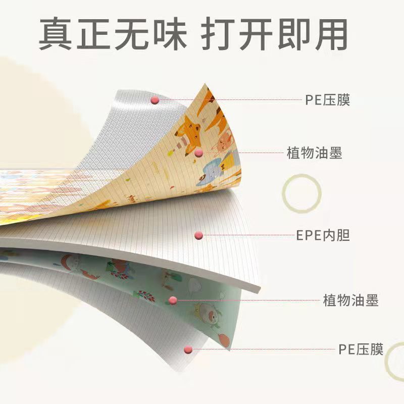 Baby Crawling Mat Bedroom Thickeneded Crawling Mat Whole Household Foam Floor Mat Kidsren's Game Mat Roll Epe