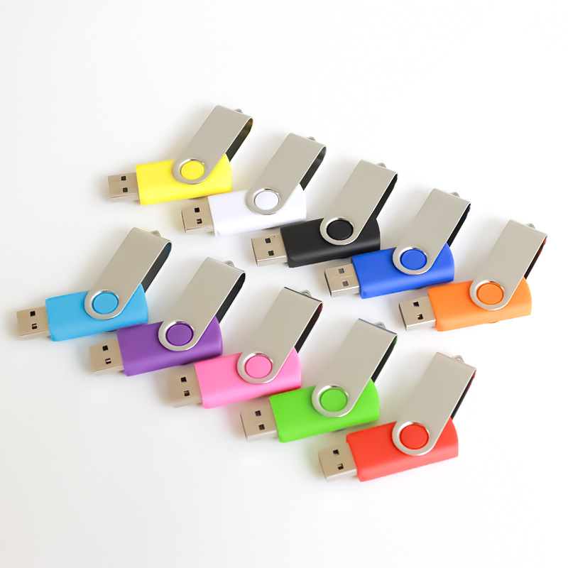 Tendering for 128g Creative Engraved Solid-State Design Logo Rotating Mini USB Flash Drive 16Gb Large Capacity USB