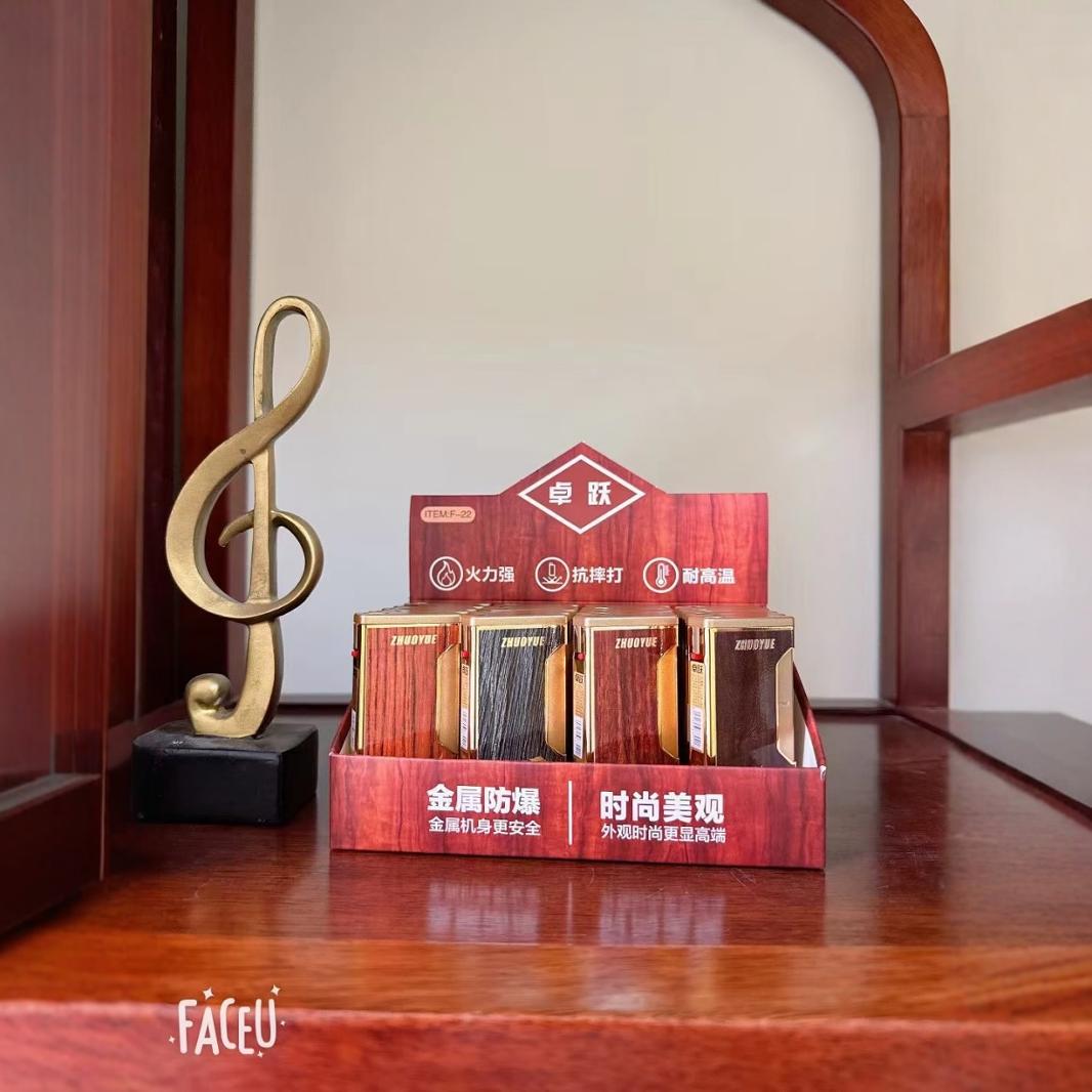 Креативная ветрозащитная зажигалка F22 с железным корпусом, бизнес-подарки