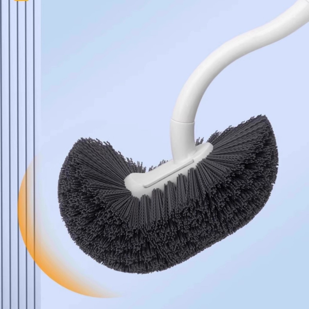 Toilet Brush Household No Dead Corner Toilet Wall-Mounted Squat Toilet Bathroom Toilet Brush Long Handle Cleaning Brush Wholesale