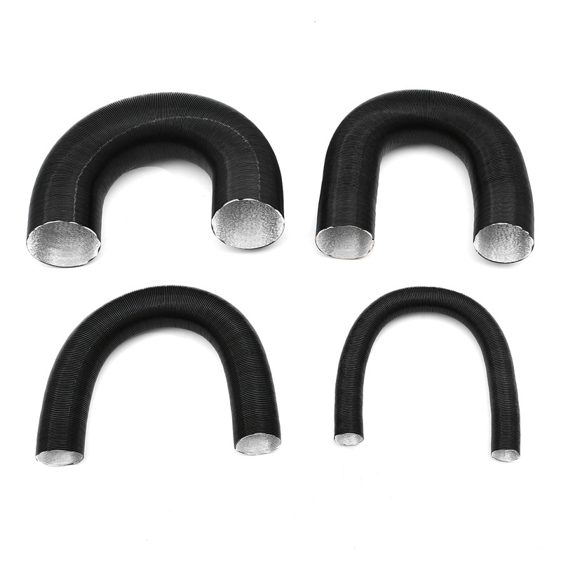 Fuel parking air heater air heater air outlet duct aluminum foil pipe intake pipe aluminum foil hose can be bent at will