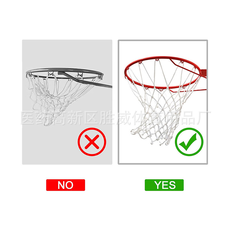Bold Durable Basketball Net Outdoor Basketball Net Professional Game Basketball Frame Net Basket Net Anti-aging Basketball Net