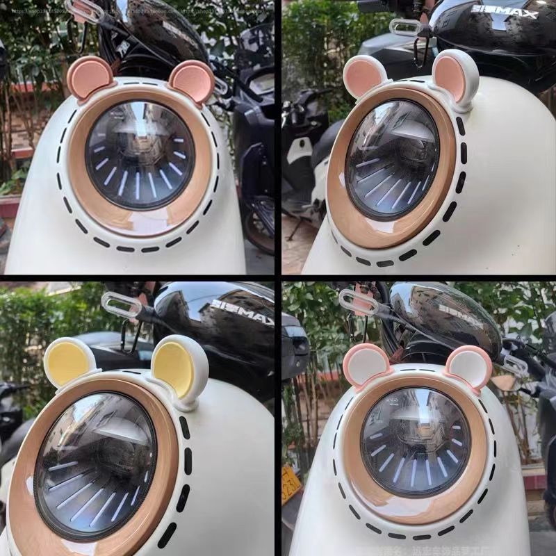 Аксессуары для мотоциклетного шлема с ушками кошки и медведя, универсальные аксессуары