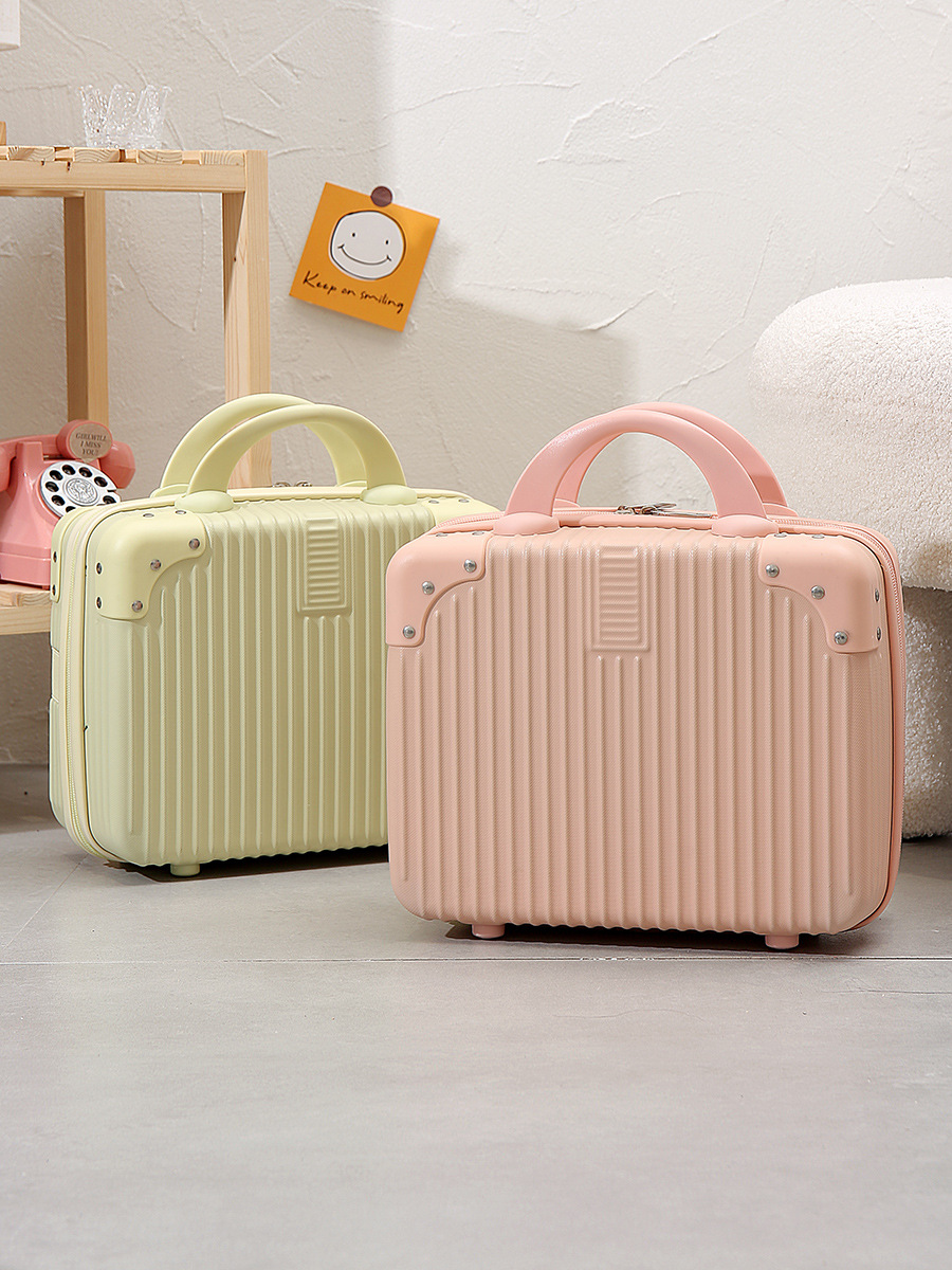 Portable Case 14 Inch Luggage Case Women's Fashion Cosmetic Case Small Lightweight 16 Suitcase Accompanying Gift Creative Gift Box