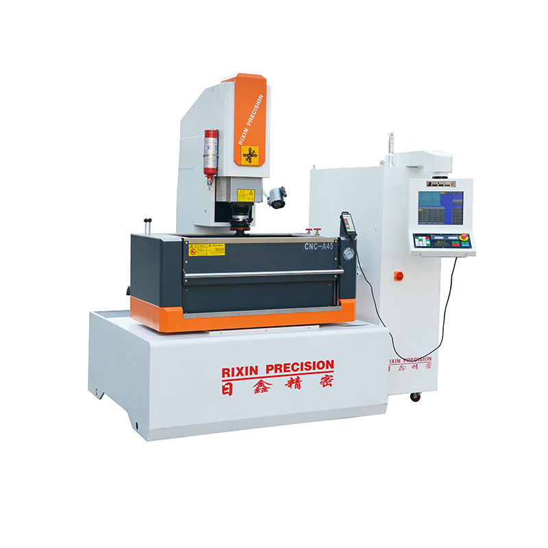 CNC-A45 mirror spark machine high precision three axis linkage CNC machine perforated graphite spark machine equipment