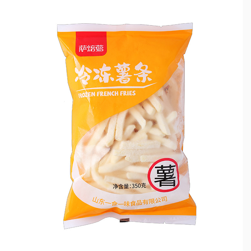 Frozen French Fries Semi-Finished Products for Home and Commercial Use, Fried French Fries, Air Fryer, Easy to Operate, Quick Freezing