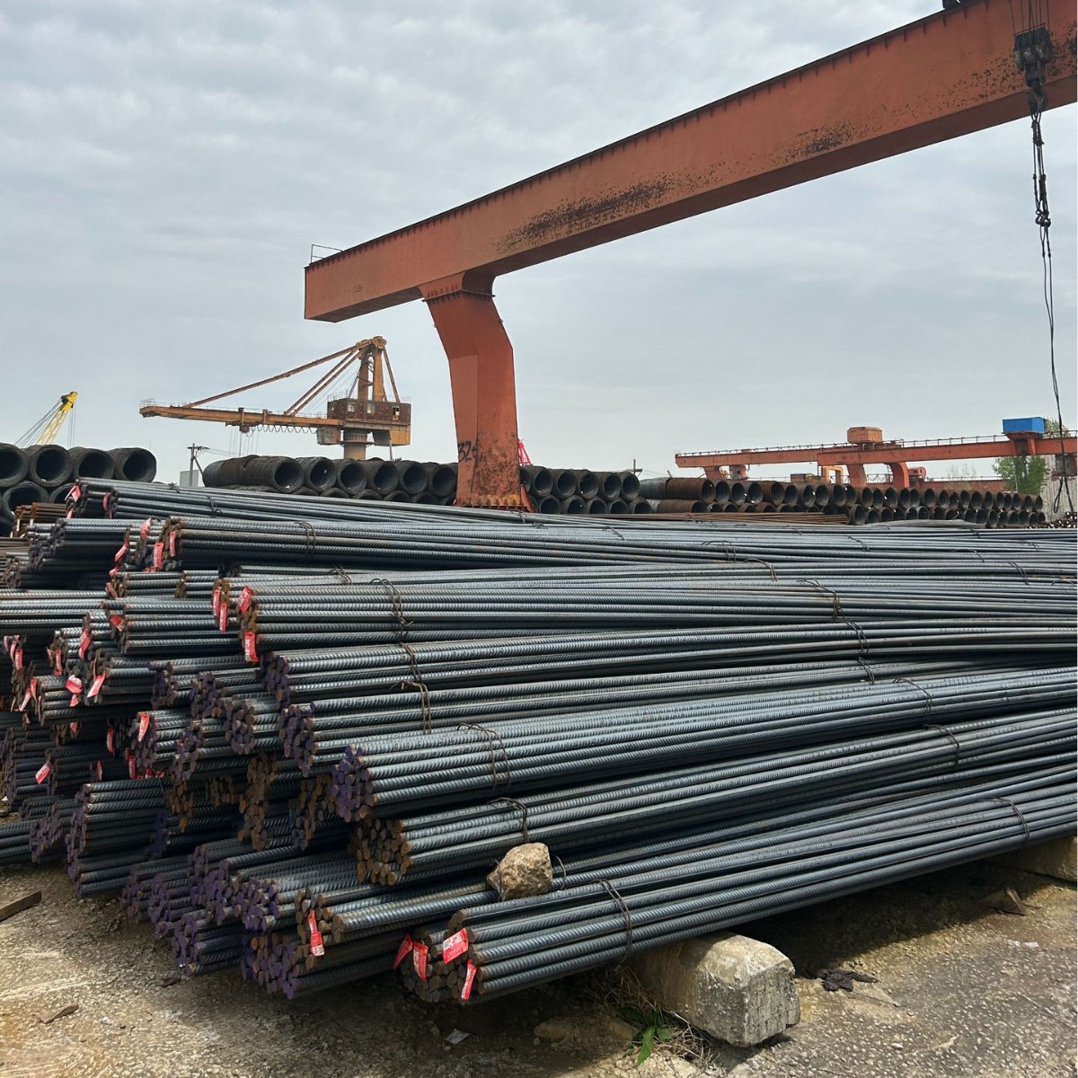 Spot Sales of Hrb500 Threaded Steel Bar Experimental Test Samples 6-50mm High Strength Steel Bar for Bridge Engineering