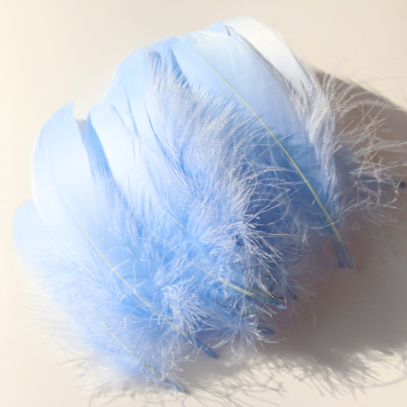 Macaron Color diy Decorative Feather Goose Feather Large and Medium Floating Feather Dreamcatcher Gift Box Decorative Handmade Feather