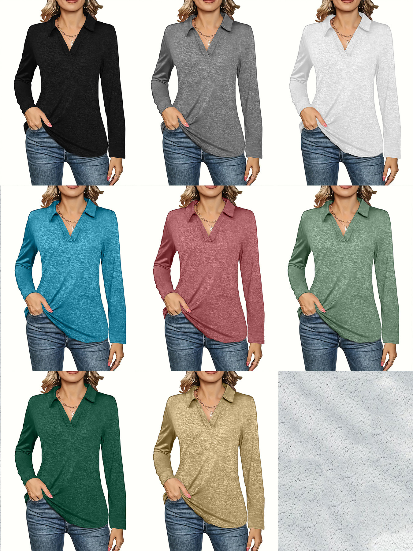 Кросс-бордерная летняя футболка с V-образным вырезом, новая модная повседневная одежда для женщин