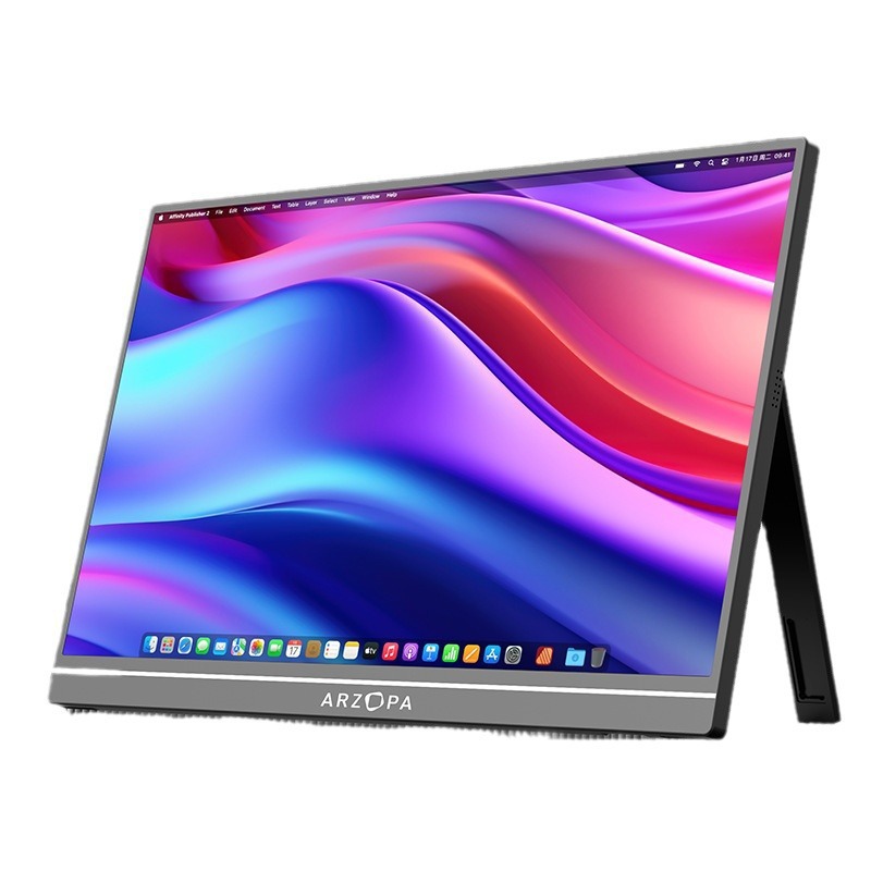 Arzopa 16.1 дюймов 144Hz Высокий цветовой охват Портативный дисплей IPS экран Ноутбук Мобильный телефон Вторичный экран