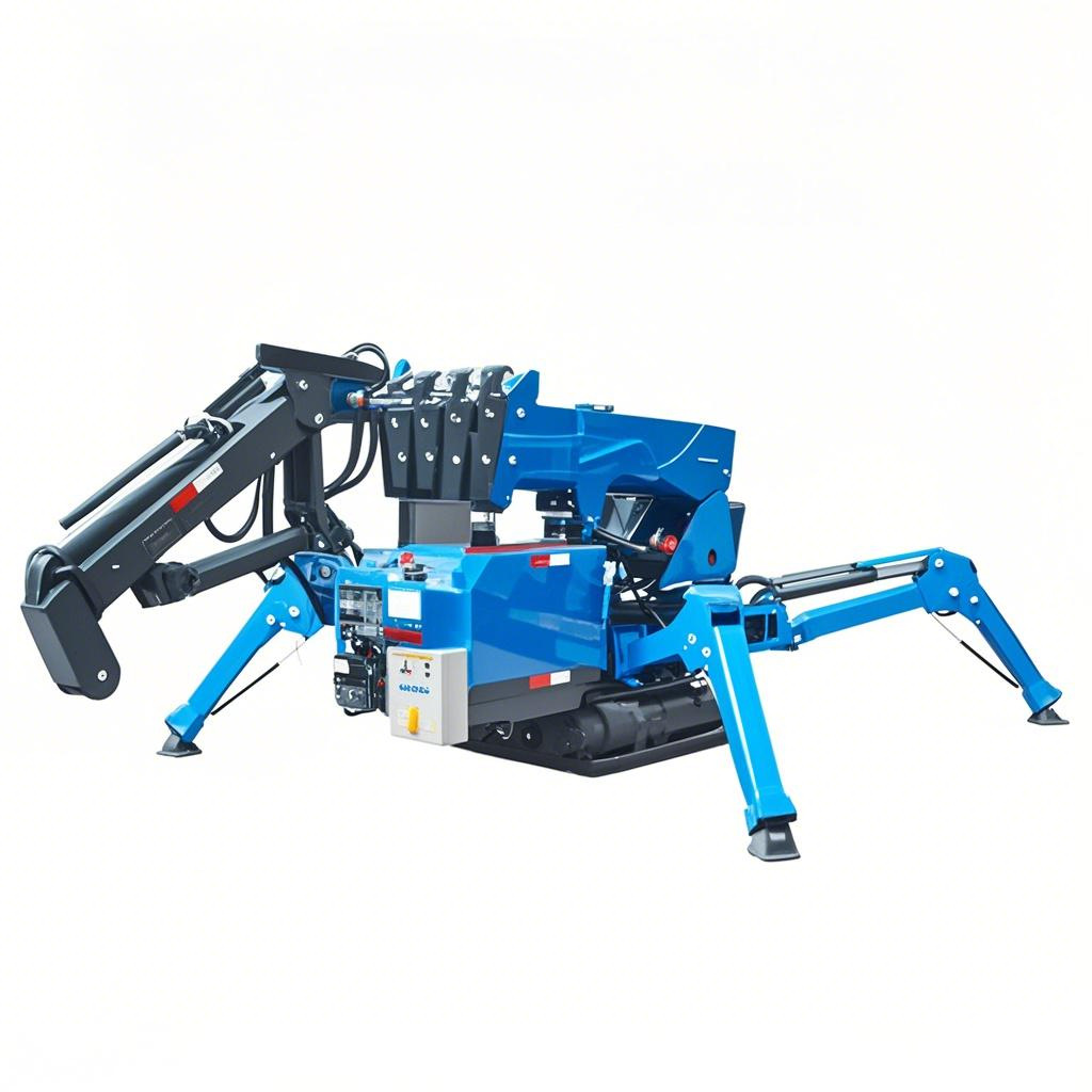 Remote Control Oil-Electric Dual-Purpose Crawler Spider Crane Self-Propelled Hydraulic Crane Telescopic Spider Crane