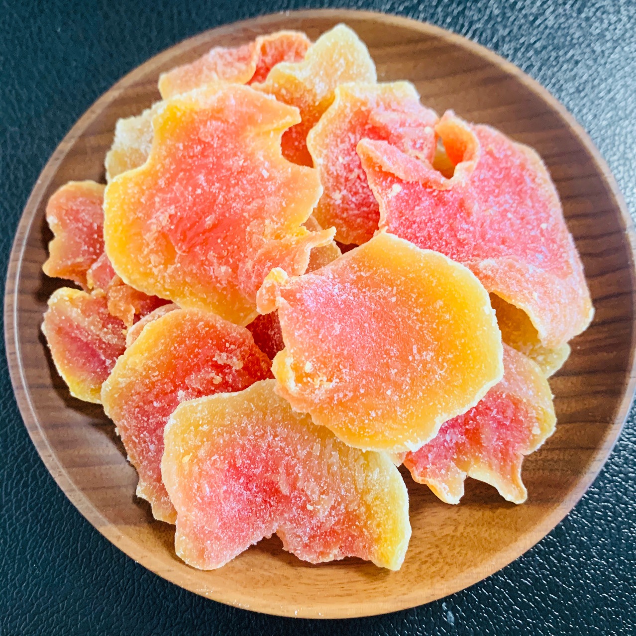 Сушёная папайя, кусочки красной папайи 2.5 кг, закуски в открытых упаковках