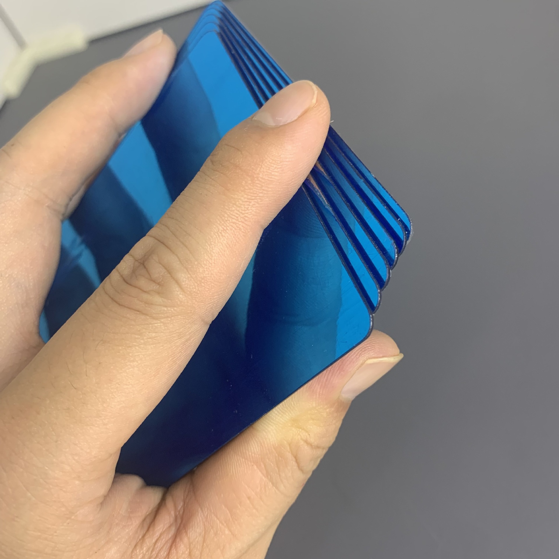 Double-sided semi-transparent semi-reflective mirror abyss panel acrylic mirror large sheet plastic mirror manufacturers