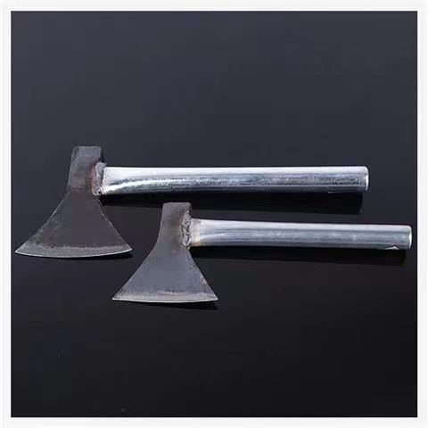 Iron axe household axe outdoor axe woodworking axe iron handle welding axe household axe