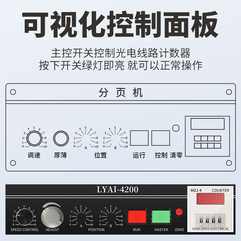 Bao Pre -4200 Multi-function Paging Machine Full Automatic Counting Machine Paper Split Machine Point Page Machine Number Paper Machine Number Page Machine