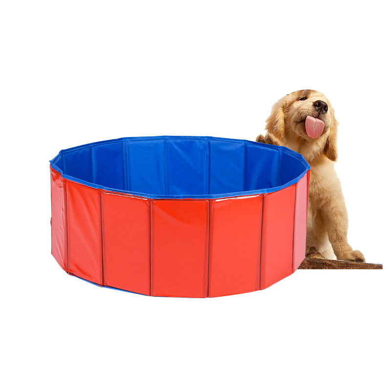 Amazon Foldableable Pvc Pet Bath Basin Customized Portable Inflatable Pet Pool