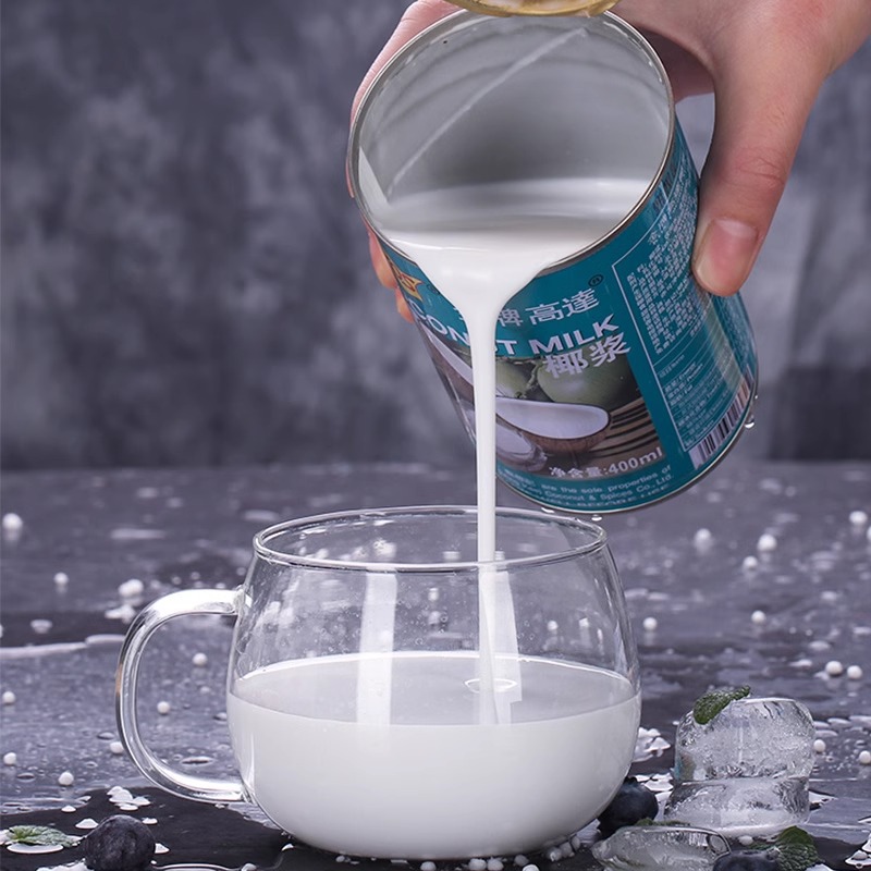 Coconut Milk Gold Medal Gouda Coconut Milk 400ml Commercial Coconut Milk Coconut Milk Concentrated Fruit Scooping Ingredients Gouda Coconut Milk