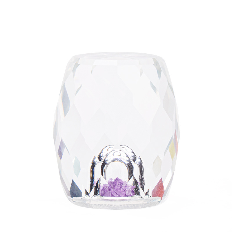 Handmade Crystal Lid for Teapot, Thickened Glass Tea Table, Tea Pet, Creative Tea Ornaments, Lid Bowl Lid for Tea Art