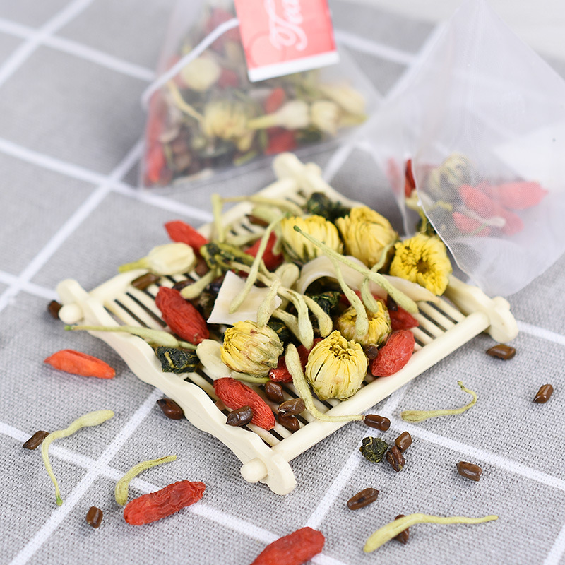 Bulk triangle tea bag combination health tea factory wholesale customized herbal tea triangle bag tea bag tea brewing scented tea bag
