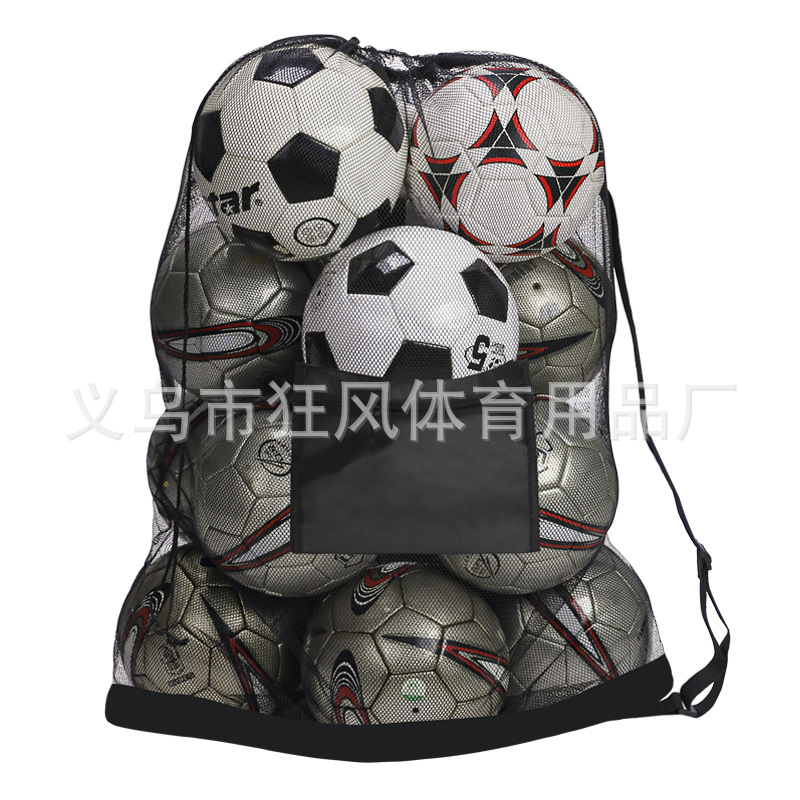Cross-Border Ball Net Bag Football Net Bag Basketball Bag Shoulder Ball Storage Bag Portable Volleyball Net Bag