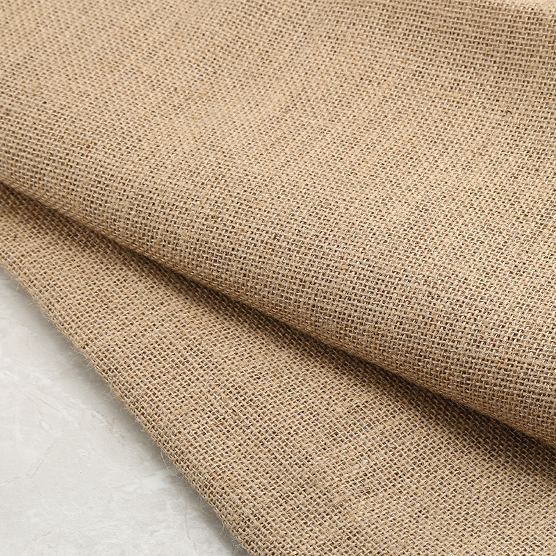 Linen Cloth Thickened Jute Vintage Decorative Background Cloth Handmade diy Tablecloth Old Coarse Sackcloth Chinese Style