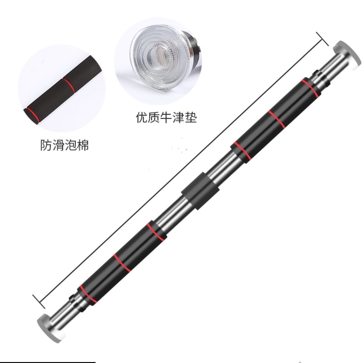 Factory cross-border luxury household indoor and outdoor fitness equipment men's non-perforated door horizontal bar pull-up door bar