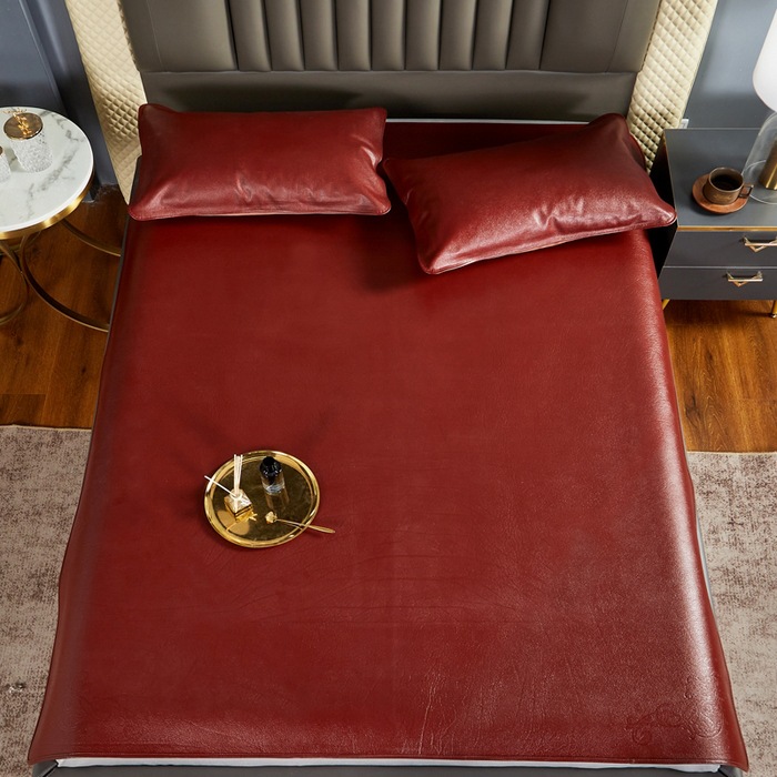 Cowhide mat summer first layer buffalo leather soft mat whole cowhide mat three-piece set of single-piece mat factory outlet