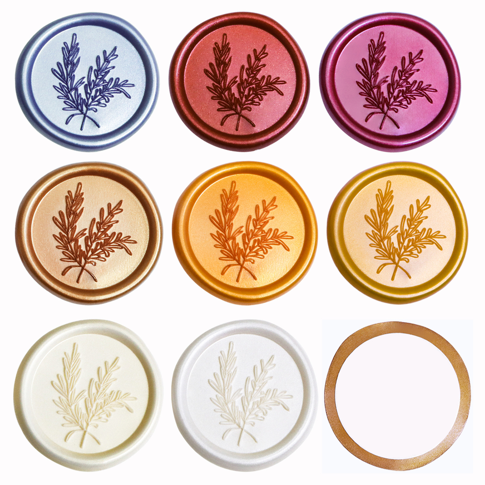 Fire Paint Wax Label Seal Sticker Wedding Envelope Wax Flake Sealing with Adhesive Backing Product Logo Wax Seal Fire Paint Coins