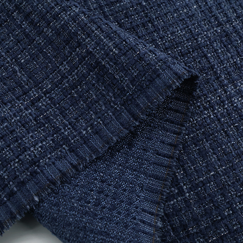Sticky polyester yang xiangfeng clothing fabric autumn and winter 300g woolen coat fashion fabric tweed clothing fabric