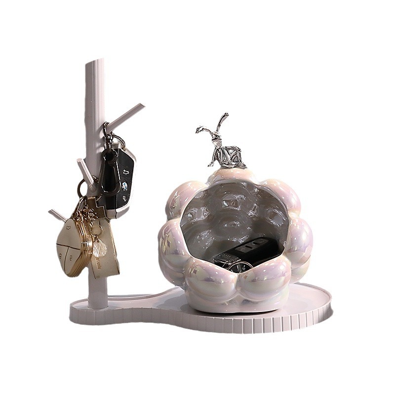 Entrance Entrance Key Storage Ornaments Light Luxury Rabbit Home Living Room Doorway Decoration Housewarming New Home Gift