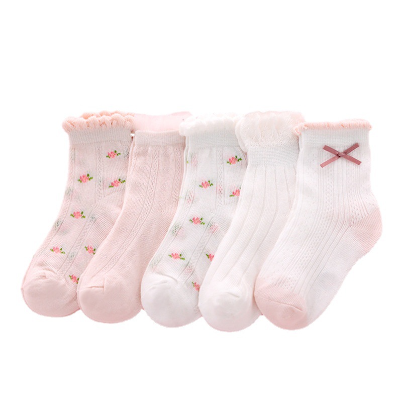 [Popular] children's socks spring and summer new mesh thin Korean style boys and girls sports socks wholesale