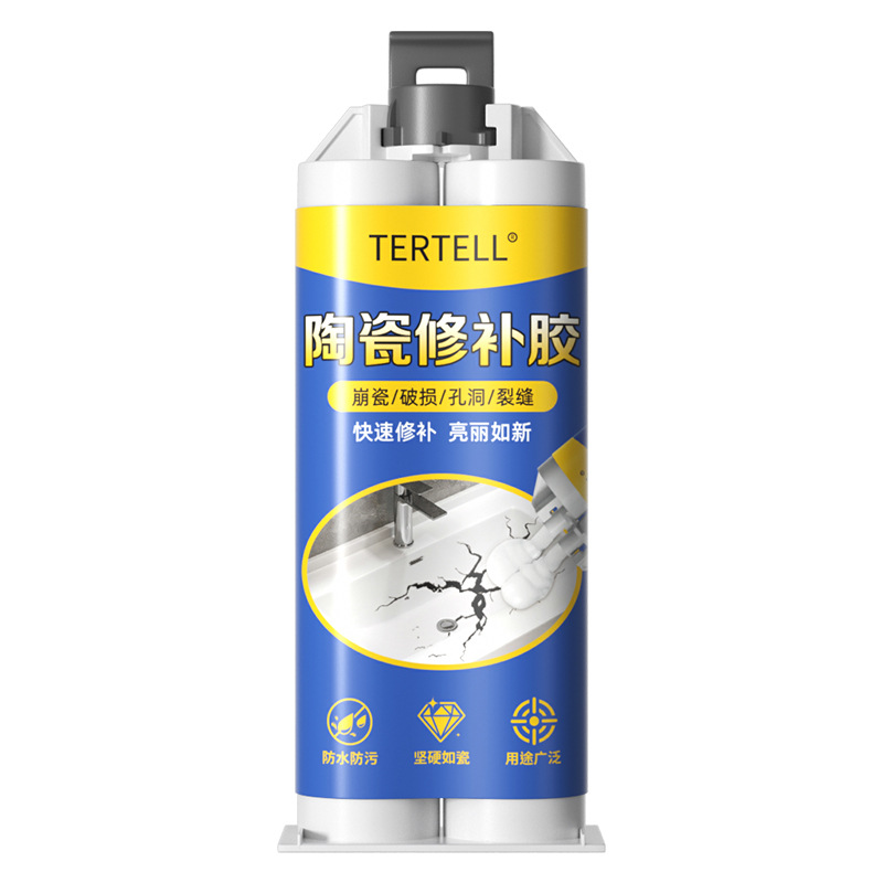 Ceramic repair glue white washbasin crack broken marble washbasin toilet pothole plugging tile glue