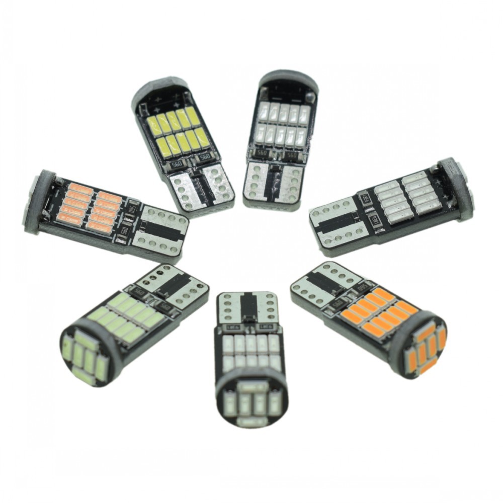 Популярная автомобильная светодиодная лампа T10 4014 26Smd для чтения с высокой яркостью 12V24V