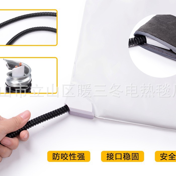 Amazon Cross-Border Pet Electric Blanket Us Standard 110V Waterproof Pet Heating Pad Anti-Scratch and Bite Electric Heating Pad