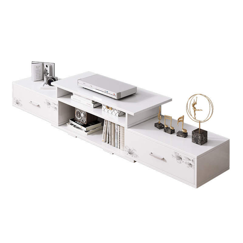 Telescopic TV Cabinet New Nordic Simple Modern Small Apartment Living Room Bedroom Simple Small TV Cabinet Home