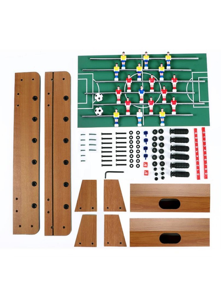 Wooden Children's Table Football Machine Desktop Table Toy Boy Adult Entertainment Double Parent-Child Interactive Game Table