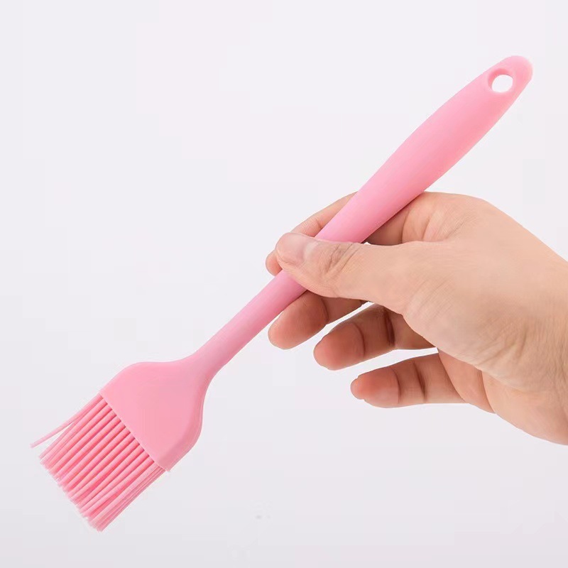 Large Silicone Oil Brush Integrated Silicone Scraper Barbecue Brush High Temperature Resistant Baking Small Brush Food Grade Spatula
