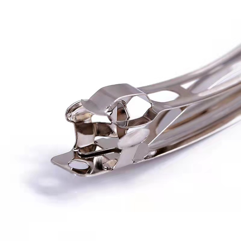 Korean handmade DIY hair clip accessories alloy three automatic clip children spring clip domestic ordinary