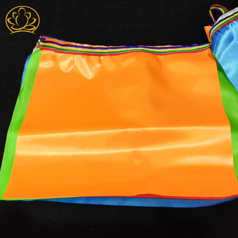 Xizang Wordless Prayer Flags, Colorful Flags, Xizang Decorative Items, Ethnic Style 7.84m 15m