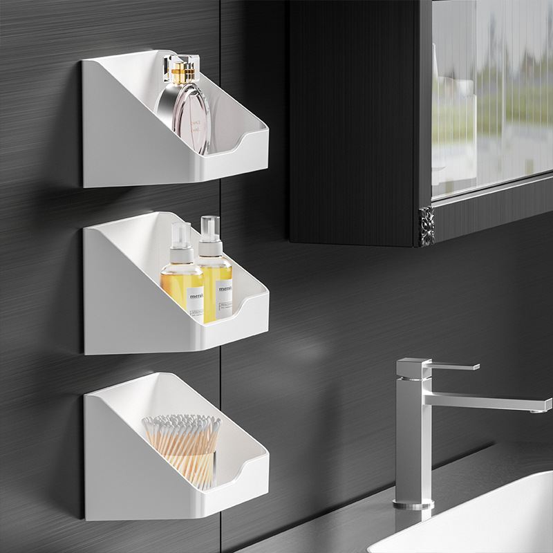 Mirror Cabinet Storage Box Wall-Mounted Cosmetics Lipstick Skin Care Product Storage Rack Bathroom Bathroom Cabinet Box Storage Rack