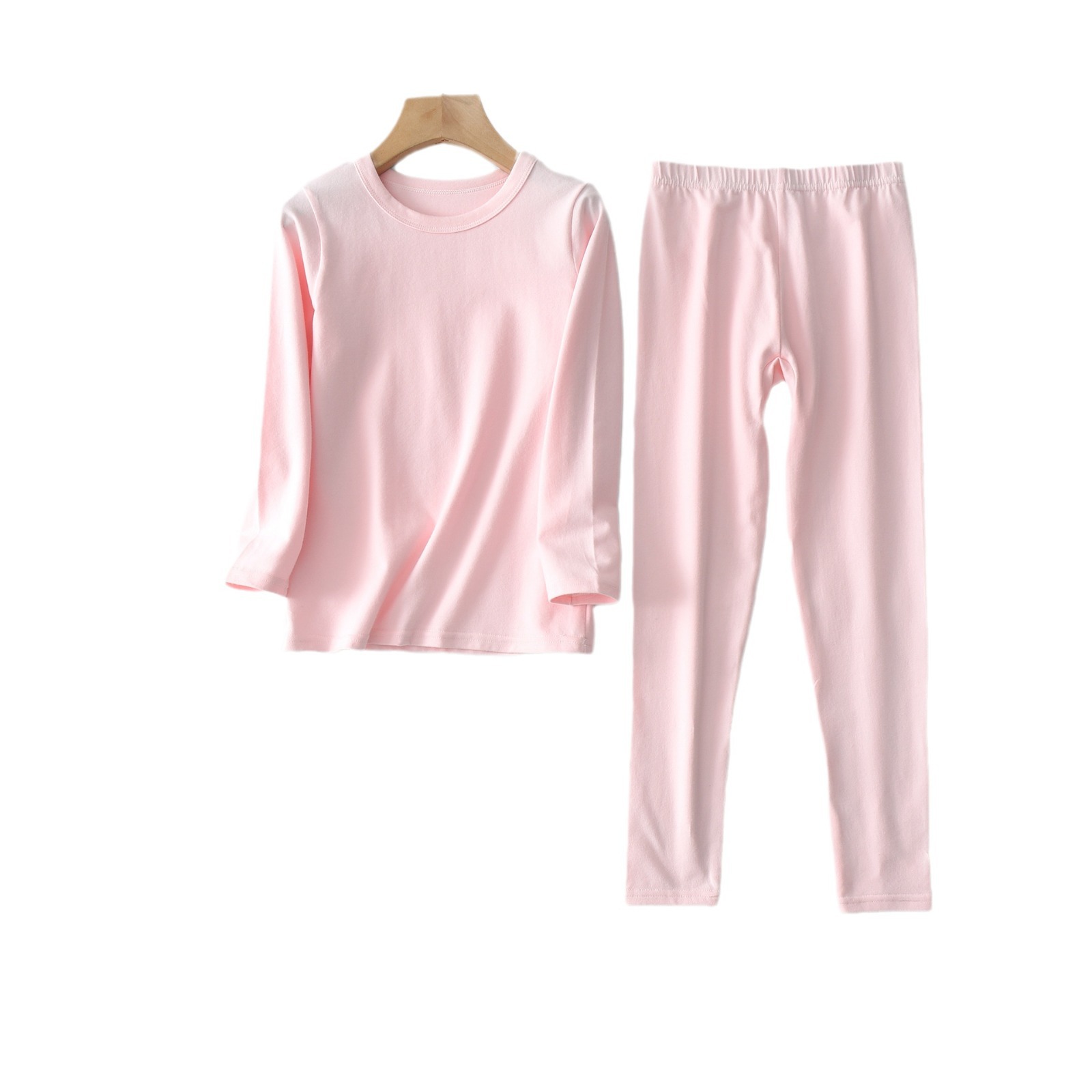 Girls' Autumn Clothing Set, Class a Cotton, Warm Underwear for Young Girls, Children's Autumn Clothes, Base Layer for Middle School Students, Pajamas