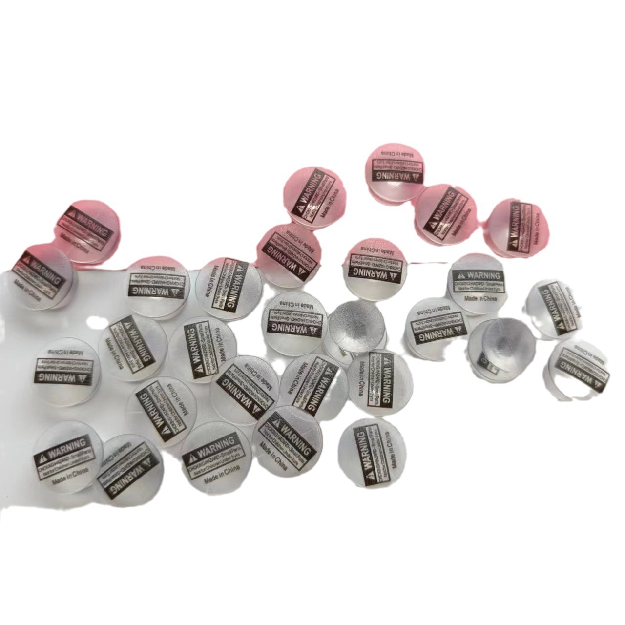 Transparent Tapered Shoe Buckle Hole Shoes Accessories Shoe Flower Bottom Buckle Printing Decorative Shoe Buckle DIY Accessories Bag Hole Shoes