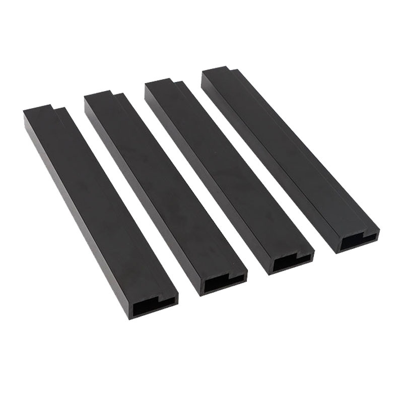 Factory plastic profile extrusion custom ABS high gloss trapezoidal strip PVC soft and hard co-extruded plastic strip plastic edge strip