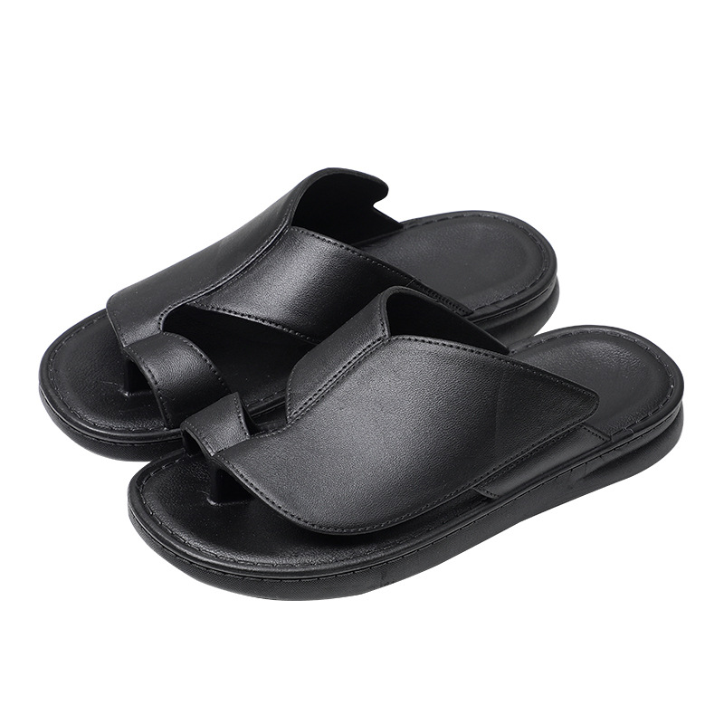 Flip-Flops for Men 2025 Cross-Border Non-Slip Summer Outer Wear Fashionable Soft-Soled Beach Flip-Flops Casual Men's Flip-Flops