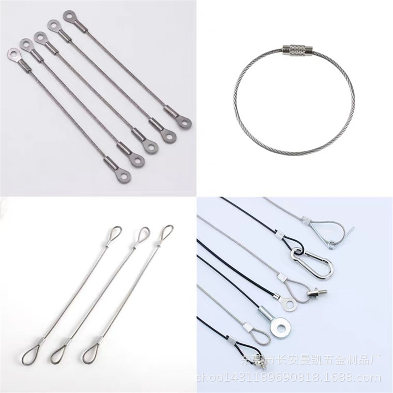 Manufacturer Wholesales Large Quantities of Stainless Steel Wire Rope, Galvanized and Rubber-Coated Wire Rope, Wire Rope Pressing and Processing, Right-Hand and Left-Hand Twisted