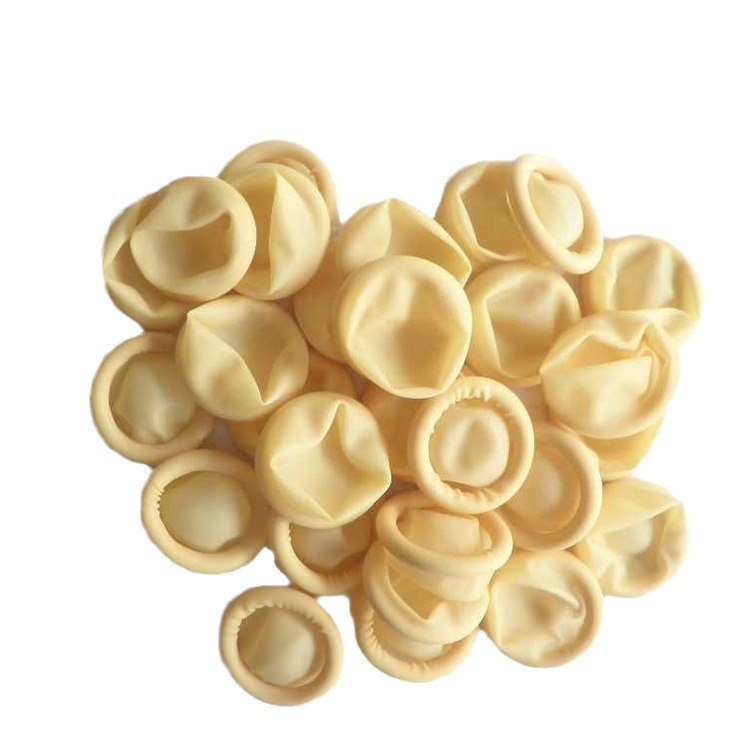 Anti-Static Finger Cots Beige White Black Pink Latex Powder-Free 500g Breathable Comfortable Electronic