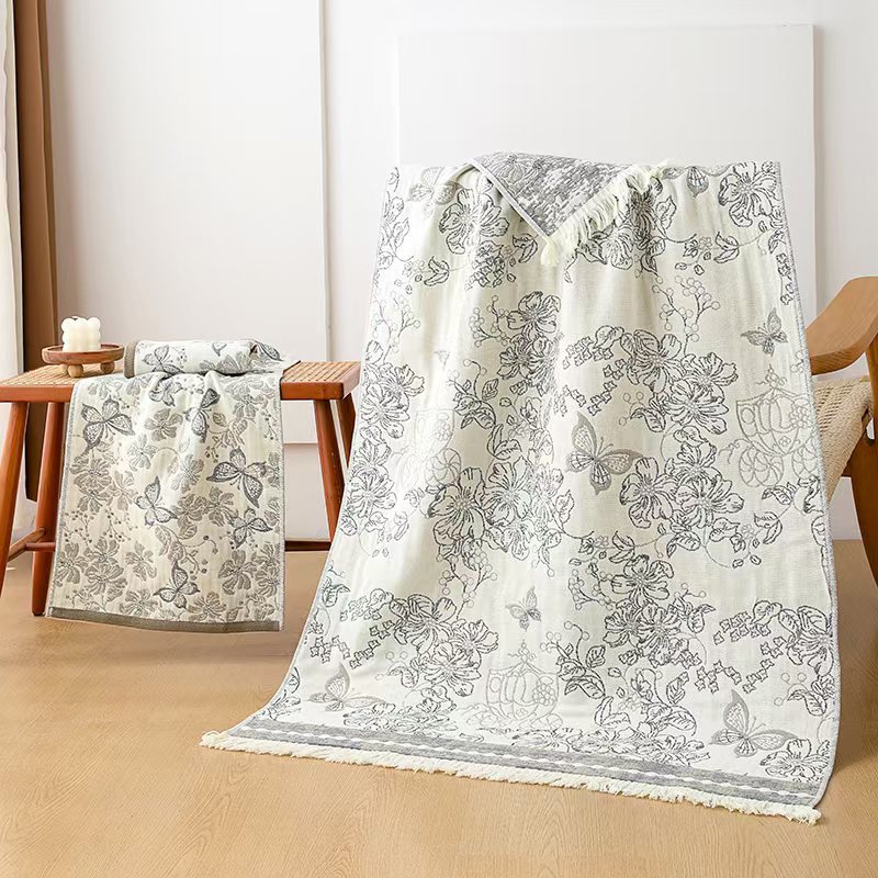 Полотенца из конопли для зарубежной торговли, 4-слойное, мягкое и дышащее