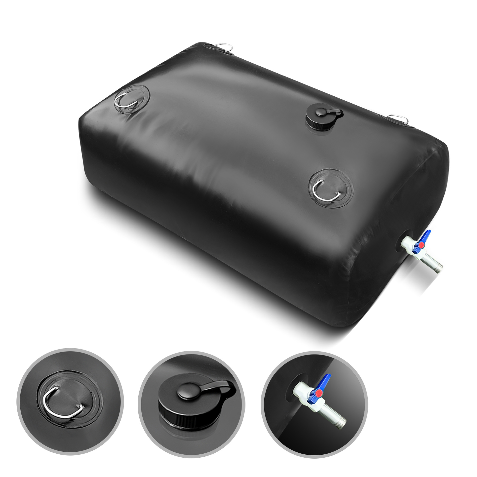 Мягкий водяной мешок, большой объем, портативный, утолщенный, складной, для автомобилей, устойчивый к засухе