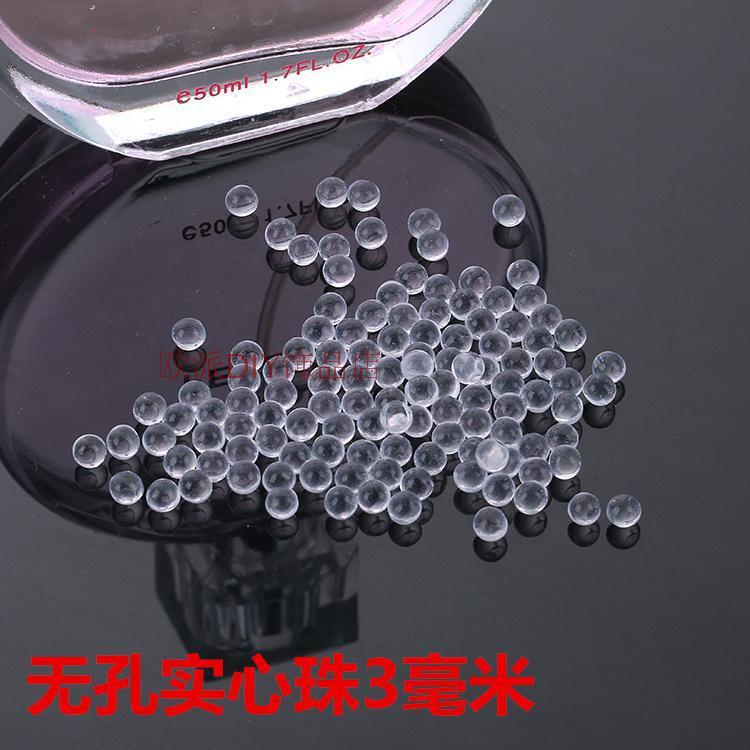 3-16mm Solid Transparent Glass Beads Marbles Experimental Glass Decorative Glass Beads Non-Porous Crystal Beads Yiling